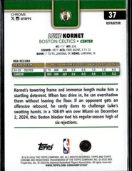 2025-26 Topps Chrome Luke Kornet Refractor
