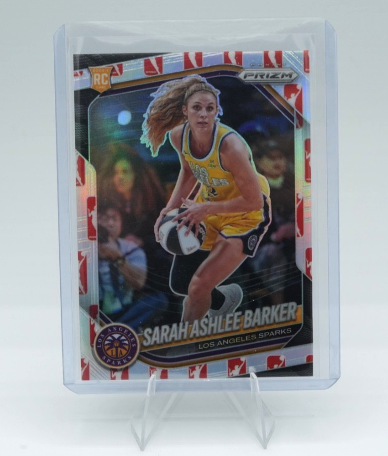 Sarah Ashlee Barker 2025 Panini WNBA Prizm Logo Prizm #31 Sparks