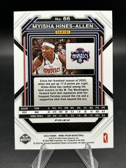 2023 Panini Prizm WNBA GREEN PRIZM #86 Myisha Hines-Allen Washington Mystics