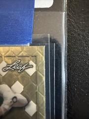 AJ Ewing 2022 Leaf Perfect Game Gold Super Proof Auto 1/1 New York Mets