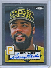 Dave Parker 2021 Topps Chrome Platinum Autograph