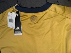 ADIDAS CLUB ATLETICO BOCA JUNIORS 120 ANIVERSARIO SLIM JERSEY SIZE L MEN $100.00