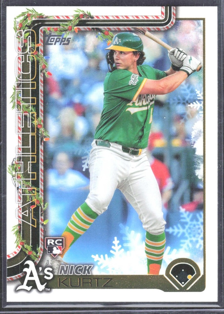 2025 Topps Holiday – Nick Kurtz #H40 (RC)