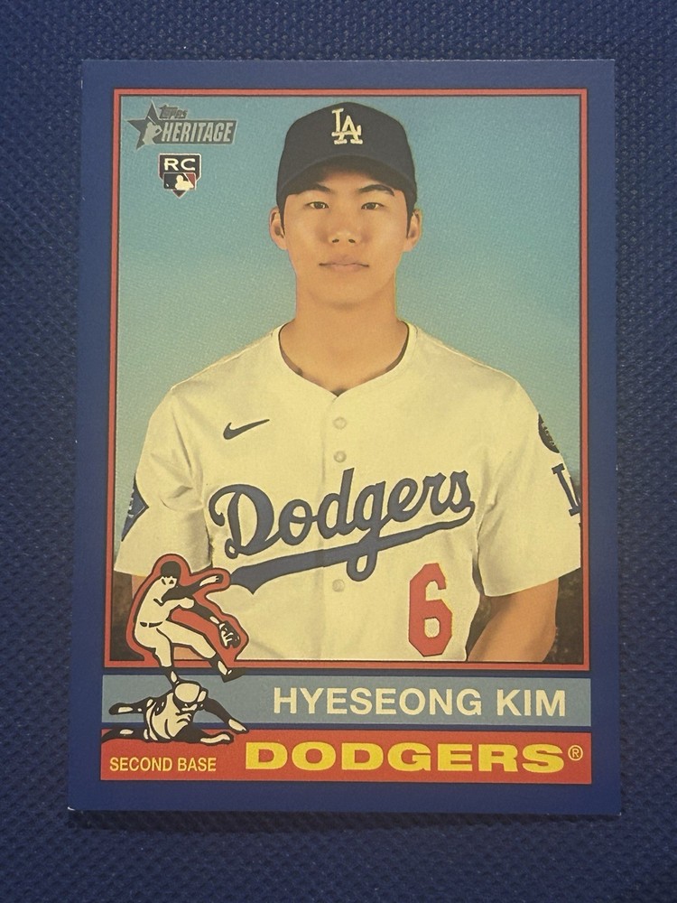 2025 Topps Heritage High Number – Hyeseong Kim #719 Dark Blue Bordered (RC)