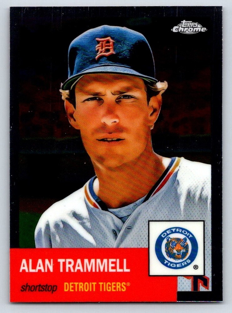 2022 Topps Chrome Platinum Anniversary 188 Alan Trammell Detroit Tigers