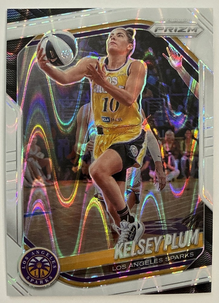2025 Panini Prizm WNBA White Seismic Kelsey Plum #59 Sparks