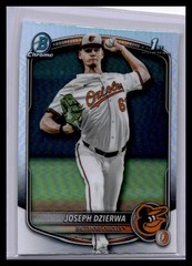 2025 Bowman Draft – Joseph Dzierwa #BDC-186 Refractor (not base)