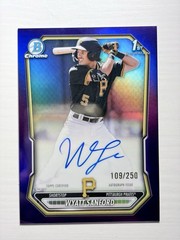 Wyatt Sanford 2026 Bowman #CPA-WS Purple Refractor Auto /250 1st Rookie RC