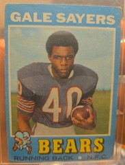 1971 Topps – Gale Sayers #150 HOF Chicago Bears Vintage NFL Football Card EX