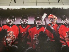 FLORIDA PANTHERS CANVAS PRINT 36&Prime;X24&Prime; WE SEE RED KULIKOV JOVANOVSKI NHL MAN CAVE