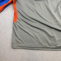 Florida Gators Shirt Mens 2XL Gray Blue NCAA Football Nike Dri Fit 1/4 Zip