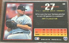 1993 Triple Play 🔥 BOB WICKMAN #189 🔥 Yankees ⚾️ Autograph 🔥 only 1 listed