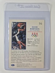 1992 Impel U.S. Olympicards – David Robinson #16, Gem Mint 10, Quick Grade