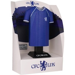 Retro Chelsea Metal Football Shirt Personalised 2000/01 Home Kit Alloy Shirt