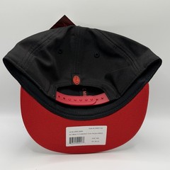 AC Milan Fi Collection Italy Soccer Snapback Adults Flat Bill Black Red Hat Cap