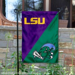 LSU vs Tulane House Divided Garden Flag Yard Flag