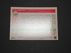 Joe Morgan 2025 Topps Chrome Platinum #426 Purple Vibrations /250