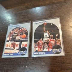 1990-91 NBA Hoops Michael Jordan Wearing #12 Jersey #223 Sam Vincent ERROR🏀0621