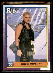 2021 Topps WWE Heritage Wrestling Base Set #34 Rhea Ripley Quantity
