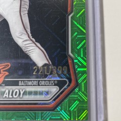 2026 Bowman Chrome Wehiwa Aloy 1st Bowman Neon Green Mojo Refractor /399 #BCP135