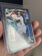 Gavin Turley 1st Chrome True Black Refractor /10 – 2025 Bowman Draft #BDC-28 A&rsquo;s