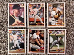 1991 Topps Desert Shield Baltimore Orioles Almost Complete Set – 30/32 Cards