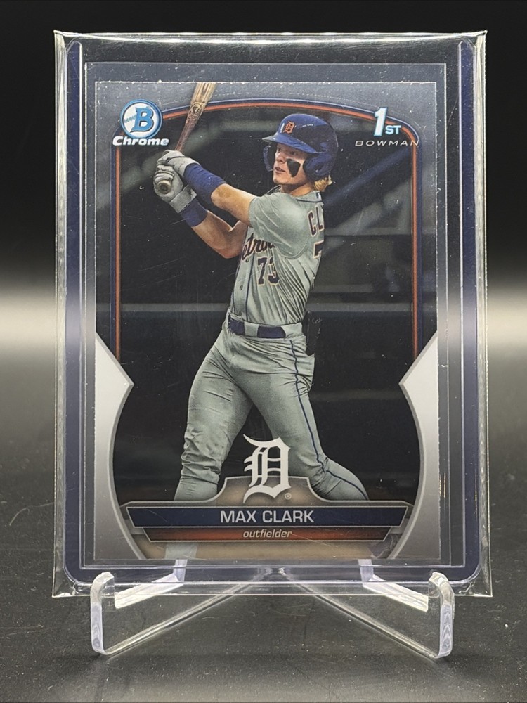 2023 Bowman Draft Max Clark Chrome #BDC-76 1st Prospect Tigers