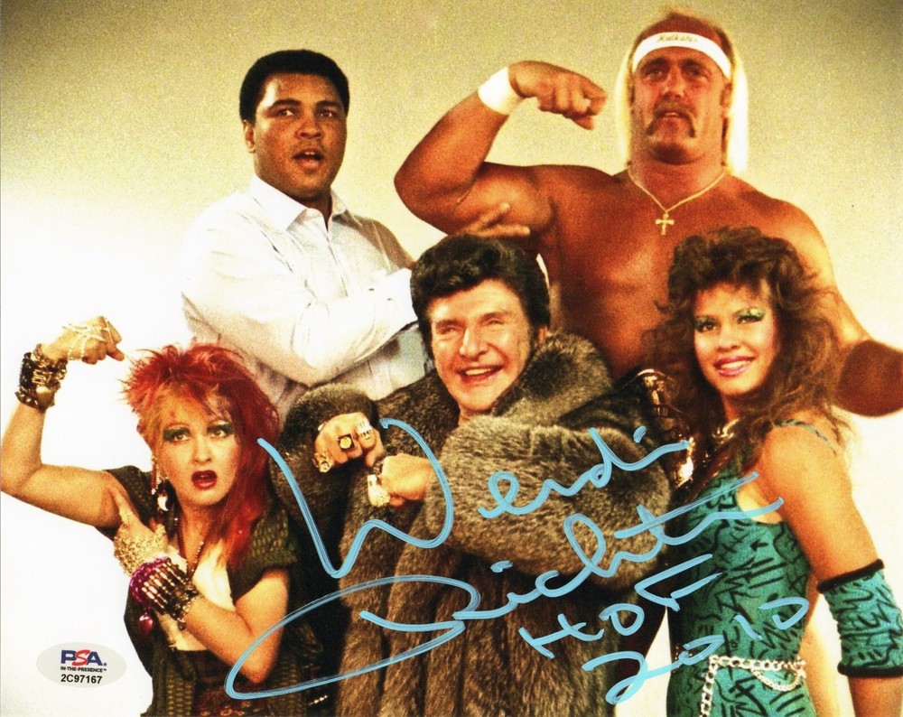 Wendi Richter WWE WWF Signed Autograph 8×10 Photo #4 w/ PSA COA