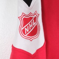Starter Detroit Red Wings Power Forward Jacket Hoodie Red Black Retro NWT