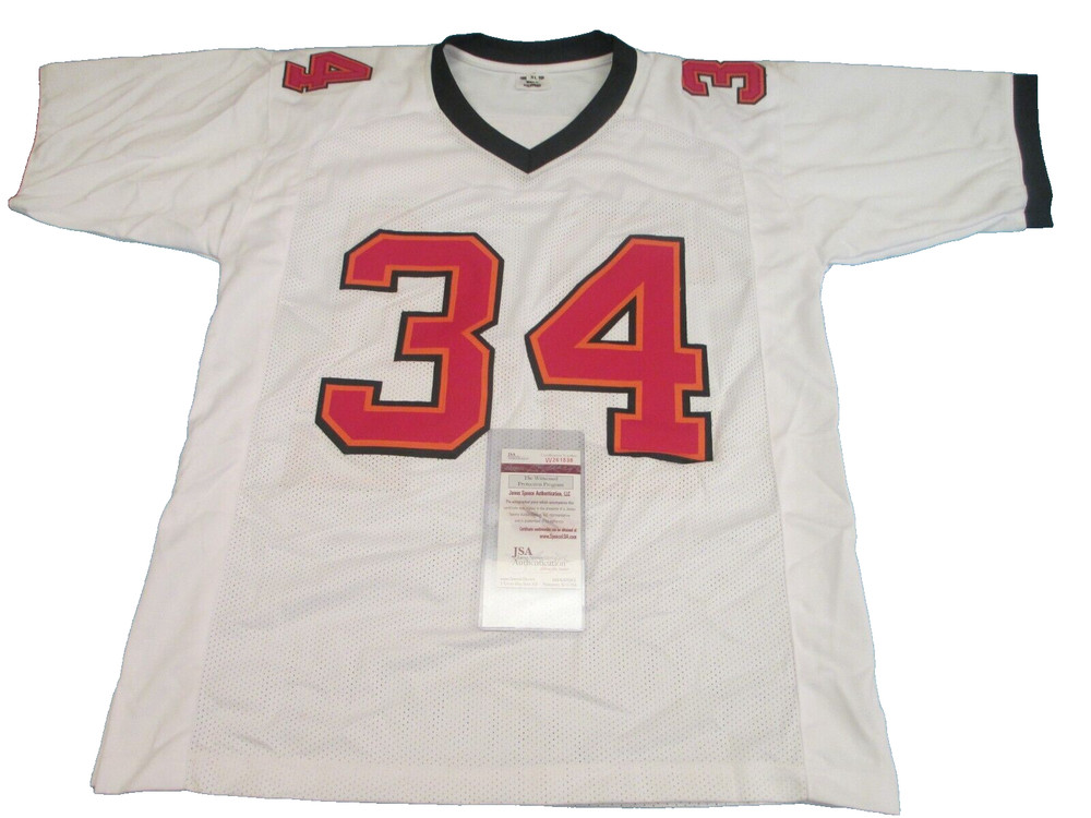 Dexter Jackson Tampa Bay Buccaneers Autographed Custom Jersey S B MVP JSA COA