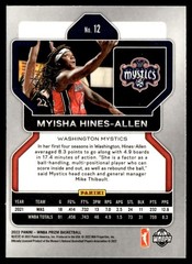 2022-23 Panini Prizm WNBA Myisha Hines-Allen Washington Mystics #12