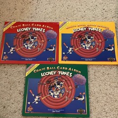 1990 Vintage Upper Deck Looney Tunes Series 1 Albums and ~120 Cards
