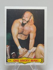1985 Topps WWF Pro Wrestling Stars Ringside Action #38 One Angry Man!