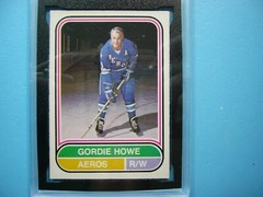 1975/76 O-PEE-CHEE WHA HOCKEY CARD #100 GORDIE HOWE KSA 10 GEM MINT SHARP+ OPC