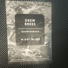 Wild Card 2023 Splat Drew Brees #SBTEA03-DB Saints Serial Numbered /5