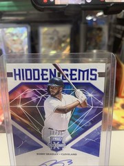 2019 Elite Extra Edition Hidden Gems Blue 17/25 Auto Bobby Bradley RC Guardians
