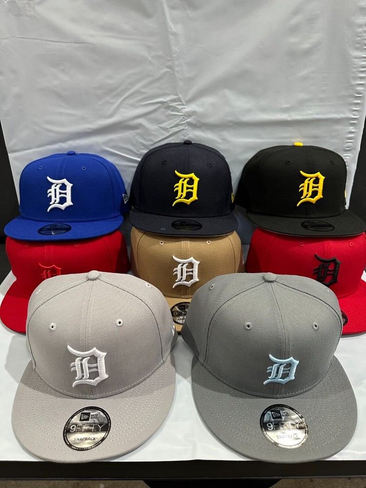 Authentic New Era MLB 9FIFTY Snapback Hat Cap Detroit Tigers COLOR PACK