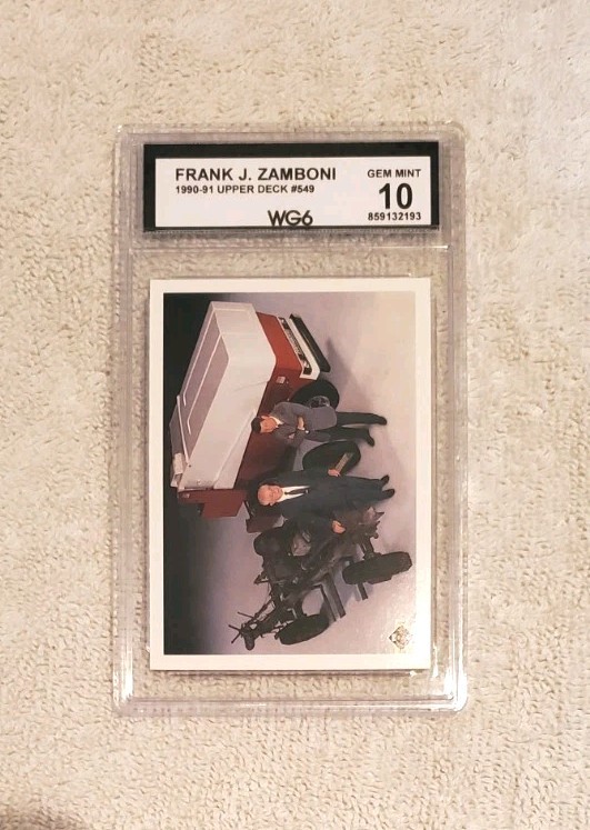 Graded Gem 💎 Mint 10 Upper Deck rookie 1990-91 FRANK J. ZAMBONI