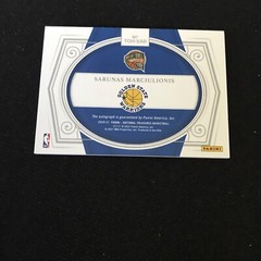 SARUNAS MARCIULIONIS 2020-21 NATIONAL TREASURES OF THE HALL AUTO 63/75