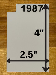 (20) Sports Trading Card Dividers YEARS 1970 – 1989 | MADE IN USA | Baseball
