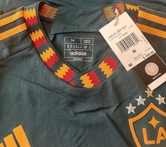 LA Galaxy Adidas Authentic Away Soccer Jersey Mystery Green 2023-2024 #HI1873
