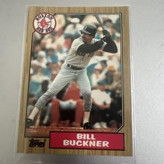1987 Topps – Bill Buckner #764 Tiffany