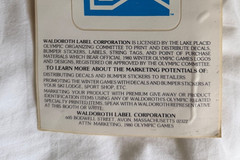 92 authentic Vintage 1980 Lake Placid Winter Olympics Decal Stickers