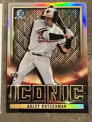 🔥⬛️Adley Rutschman🟧🔥2022 Rookie 100X Card Lot Topps Bowman Refractors Mojo