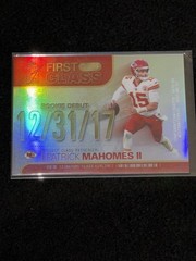 2025 Topps Signature Class Football Patrick Mahomes First Class Case Hit SSP 🔥