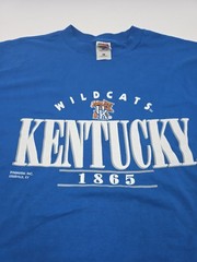 Vintage Fruit Of The Loom 90&rsquo;s Wildcats Shirt L Large Logo University Kentucky