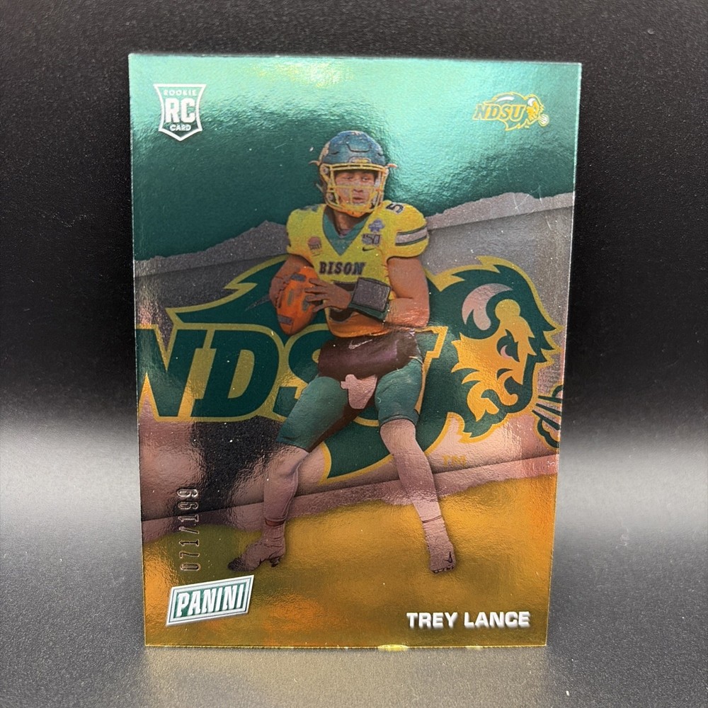 2021 Panini Father&rsquo;s Day Rookies Foil 071/199 Trey Lance #RC14 RC 0ud4