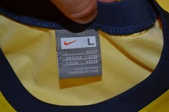 BARCELONA 2008-2010 AWAY FOOTBALL SHIRT NIKE 286789-760 JERSEY SIZE L MENS