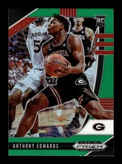 2020 Panini Prizm Draft Picks #1 Anthony Edwards Green SURFACE ISSUES