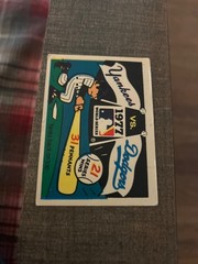 yankees vs dodgers 1977 world series topps card